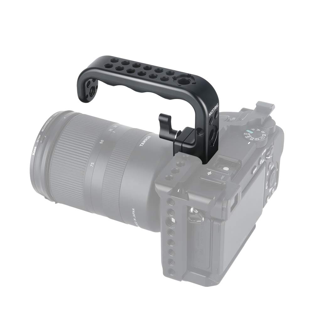 NICEYRIG Mini NATO Clamp Top Handle for Light-weight Cameras