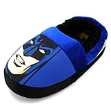 Batman Kids A-Line Slippers (7-8 M US Toddler, Blue Batman)