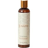 Safo Clarifying Shampoo - Natural Hair Care with Honey, Avocado Oil, Chebe & Essential Oils - Buildup Removal Shampoo for Women - Deep Cleansing & Moisturizing - Gentle for All Hair Types - 8 Fl Oz
