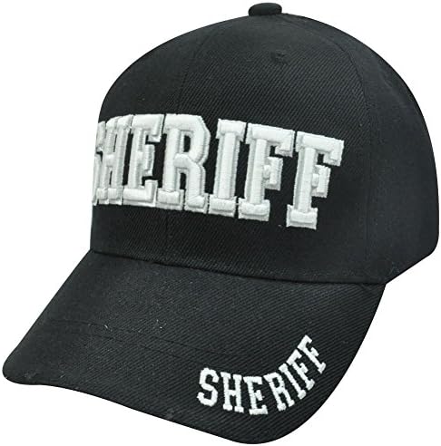 Sheriff County Deputy Police Law Enforcement Constructed Velcro Baseball Hat Cap