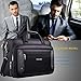 17.3 inch Laptop Bag, Business Travel Bag for Men Women, Expandable Large Hybrid Shoulder Bag, Waterproof Carrying Case Fits 17 15.6 Inch Laptop, Computer, Tablet-Black