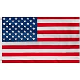 Second Ave USA United States of America Flag 5ft X 3ft Large with Brass Eyelets American National Sports Party Celebration Banner Flag