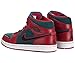 Jordan Retro 1 Mid Men Round Toe Suede Black Basketball Shoe