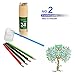 iArtker Adults and Kids Art Supplies Trilateral Long Colored Pencils with Sharpener (set of 24)