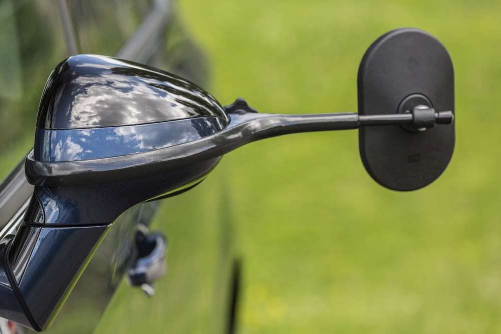 Set Emuk Caravan towing mirrors compatible with Skoda Karoq 2017 & Kodiaq 2017- (without cameras in mirror)