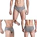 Starly Mens Cotton Disposable Underwear Panties Handy Briefs for Travel Fitness Grey (10pk) (S)