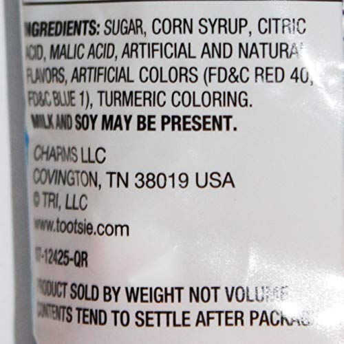 Charms (1) bag Mini Pops Candy Lollipops Peanut & Gluten Free