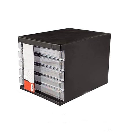 File Cabinets Small Desktop 5 Tier Small Drawer Data Storage Box