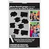 Chalkboard Graduation Photo Booth Props, 8pc