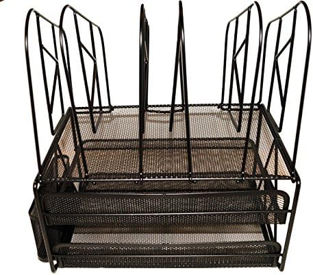 [Productivity Solutions] Desktop File Oganizer for Office Desk - Paper, File, and Folder Storage Racks and Shelves