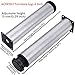 AOWISH Stainless Steel Furniture Legs - Adjustable Kitchen Cabinet Legs - Black Metal Round Support Foot - Heavy Duty - for Stand, Shelves, Sofa, Desk, Bed, Table, etc (Set of 4) (6 inch/150mm-Silver)