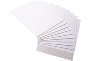 Worown 20 Pack A3 Foam Board, 16.5" x 11.7" Polystyrene Foam Sheet, 3/16" Thick Polystyrene Poster Board for Model Making, Mo