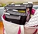 sugarSNAP Files A Set of 5 Mesh Diaper Bag Organizer Inserts (Black+White)