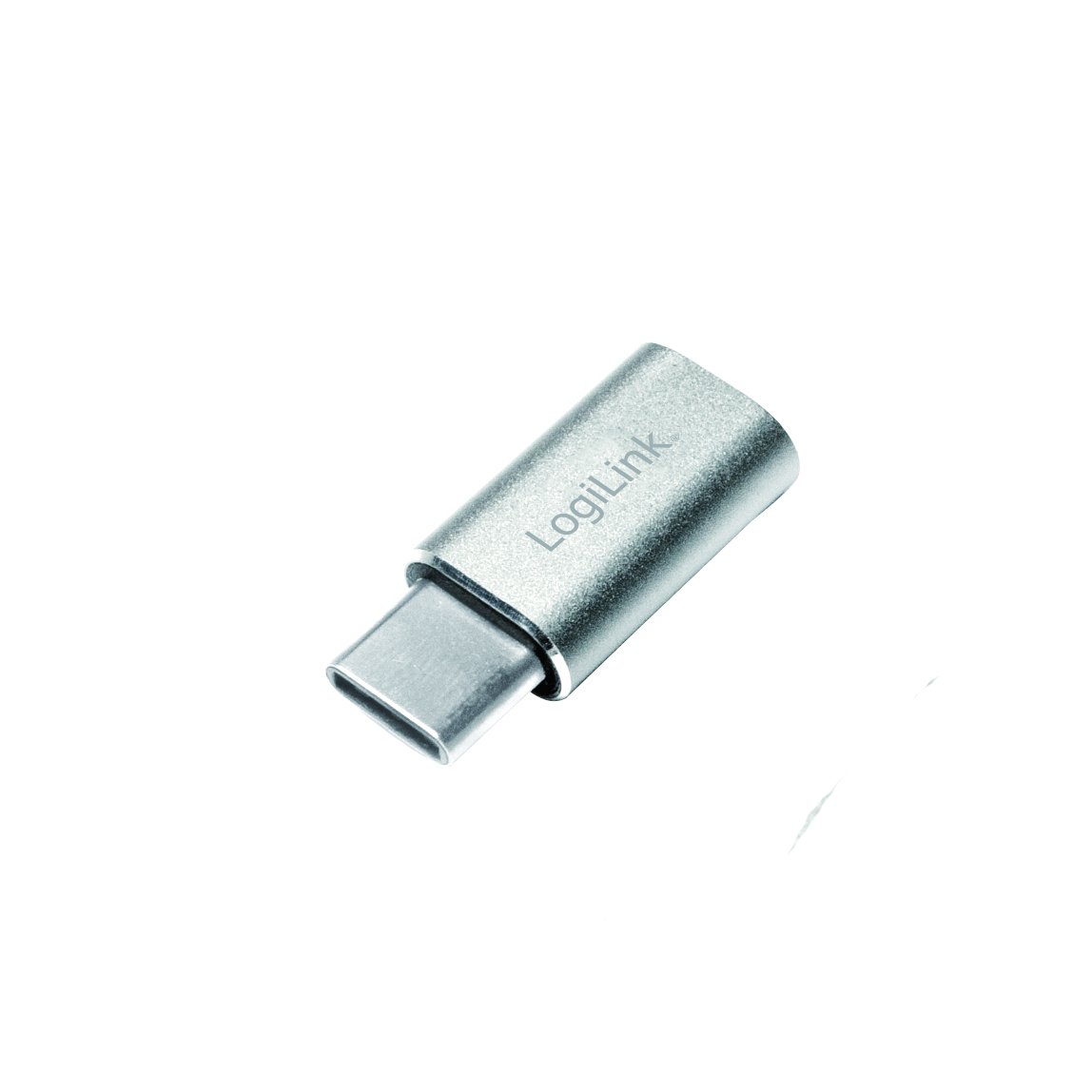 Logilink AU0041 - micro-USB (female) to USB-C (male) adapter, silver