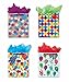4 Large Party Gift Bags, Birthday Gift Bags - Set of 4 Happy Birthday Gift Bags w/Tags & Tissue Paper