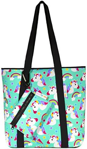 Candy Pink Neoprene Tote Bag (One_Size, Unicorn)