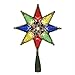 Kurt Adler 10-Light 8-Point Star Christmas Treetop, 8-Inch, Multi-Colored