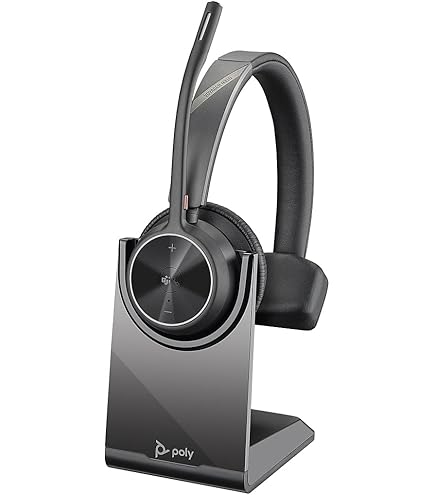 poly ワイヤレスヘッドセット voyager 4320 UC Amazon.com: Poly - Voyager 4320 UC Wireless Headset + Charge