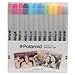 Polaroid Twin Tip Colorful Fine & Chisel Double Markers, 12 Pack
