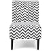 Best Choice Products Modern Contemporary Upholstered Armless Accent Chair - Gray/White