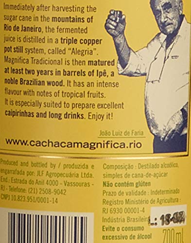 Magnífica Tradicional Cachaça 0.7 l – Bild 4
