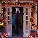 Hanging Animated Witch with LED Eyes and Spooky Sounds for Halloween Indoor Outdoor Decorations