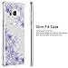 GeekZone Galaxy S8 Plus Flower Clear Case, Anti-Scratch Resistant Protective Shell Cover,Slim Fit Lightweight Super Slim Soft TPU Case with Flower for Samsung Galaxy S8 Plus