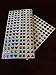 Sparkle 288 Quality Piece Sticker Earrings 3D Crystal Gem Girls Self-Adhesive Earrings.