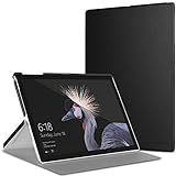 MoKo Microsoft New Surface Pro 2017 / Surface Pro 4 Case - Slim Lightweight Smart-shell Stand Cover Case for New Surface Pro 2017 / Surface Pro 4 12.3 Inch Tablet, BLACK (Electronics)