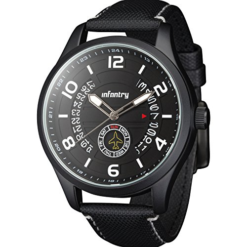Infantry mens aviator pilot military army analog black …