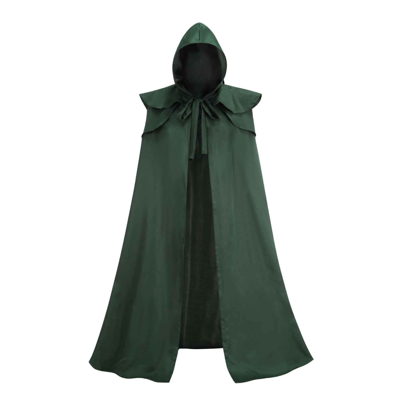 Photo 1 of AGCOAH Doctor Doom Costume Ranger Cloak with Hood Renaissance Medieval Men Cosplay Party (67 Inch)
