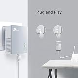 TP-Link TL-PA4010KIT AV500 Powerline Adapter Starter Kit 2 Pack White Renewed view 4