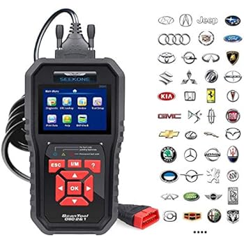 Seekone Obd2 Scanner Professional Car Obd Ii Scanner Auto Diagnostic Fault Code Reader Automotive Check Engine Light Diagnostic Eobd Scan Tool For All