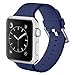 UMTELE for Watch Sport Band 38mm 40mm, Soft Silicone Replacement Band Sport Strap with Ventilation Holes Replacement with Watch Series 4/3/2/1