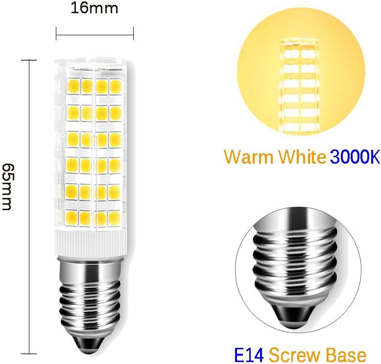 E14 LED Light Bulb, 7W (65W Halogen Equivalent),E14 Bulbs for Home Lighting SMD 2835 LED Lamps, 650Lumens, 360° Beam Angle - Image 3
