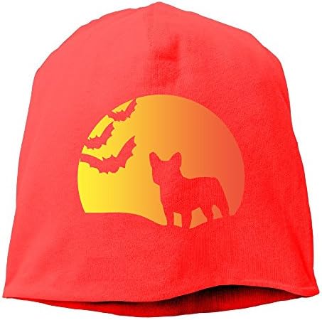 BETACAP Halloween Black Frenchie French Bulldog Hedging Hat Warm Winter Hat For Climbing/Riding/Camping/Skiing/Hip-hop