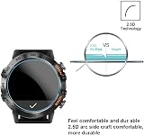 MIHENCE Screen Protector for K52 Smartwatch 1.39 Inch Tempered Glass 3 Pack view 4