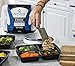 INEVIFIT Meal Prep 36 oz. 3-Compartment Premium Food Storage Containers, BPA FREE with Leak Resistant Technology, Microwaveable & Dishwasher Safe, Durable & Reusable, Stackable 7 Pack Bento Lunch Box