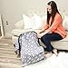 Kids N’ Such Extra-Large Muslin Baby Car Seat Universal-Fit Cover Car Seat Canopy, Arrow