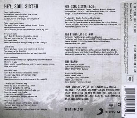 Hey Soul Sister Train Amazon De Musik Hey Soul Sister Train Amazon De Musik
