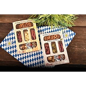 WURSTBARON® Salami Snack Selection Premium Set – Salami, Olive, Käse, Brezeln