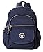 Veenajo Lightweight Backpack Durable Small Travel Daypack for Women Girls Waterproof Handbag(Dark Blue)