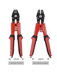 Booms Fishing Crimper Hand ha endurecido mordazas de acero