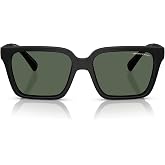 Armani Exchange mens Ax4147sf Low Bridge Fit Square Sunglasses