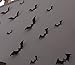YINGKAI DIY Halloween Party 15pcs/Pack Black PVC 3D Decorative Bats Butterfly Wall Decal Wall Sticker, Halloween Eve Decor Home Window Decoration