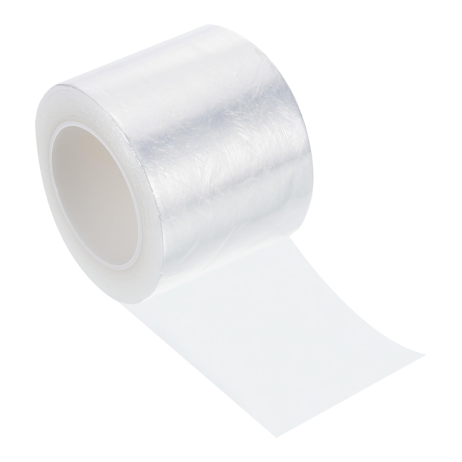 M METERXITY Badminton Grip Cushion Wrap - PE Tennis Badminton Racket Grip Tape Anti Slip Backing Film, Apply to Ball Racket Sports Training (77 Yard, Clear)