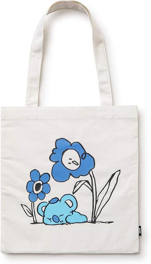 blue white bag