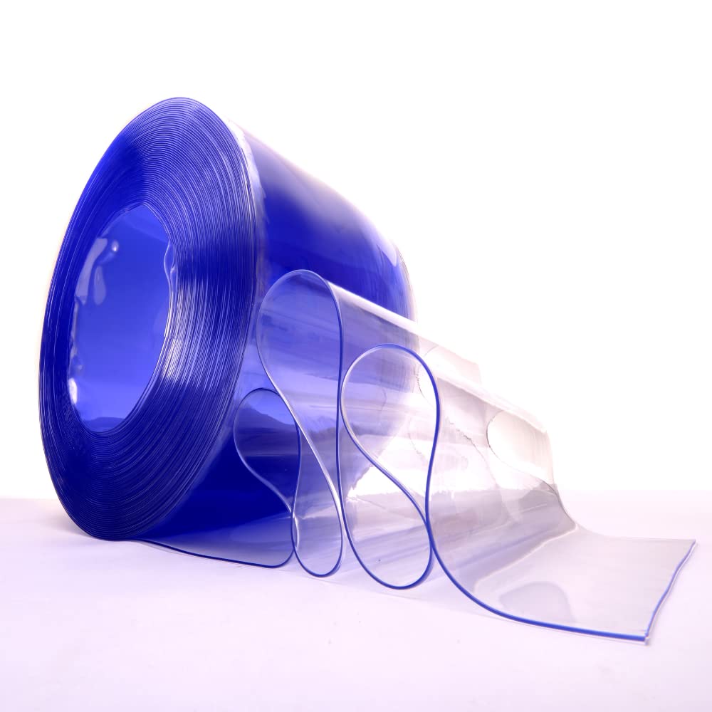 Rayflex Group - PVC Strip 25m - Clear PVC 100mm Wide x 2mm Thick x 25m Long Standard Grade For Ambient Temperature Applications +50°c to -15°c. Curtain Roll For Door. Fantastic For Energy Saving