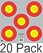 Archery 5 SPOT & 3 SPOT Vegas Targets by Longbow 8, 20, 50 & 200 Packs (5 Spot (20 Pack))