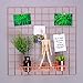 Kufox Multifunction Electroplated Bling Metal Mesh Grid Panel, Wall Decor / Photo Wall / Wall Art Display and Organizer, Pack of 1 Pcs, Size:23.6